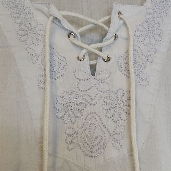 Weathervane. Women's Blouse. Vintage Clothing. Beautiful stitching. Size Large. - Picture 2 of 10